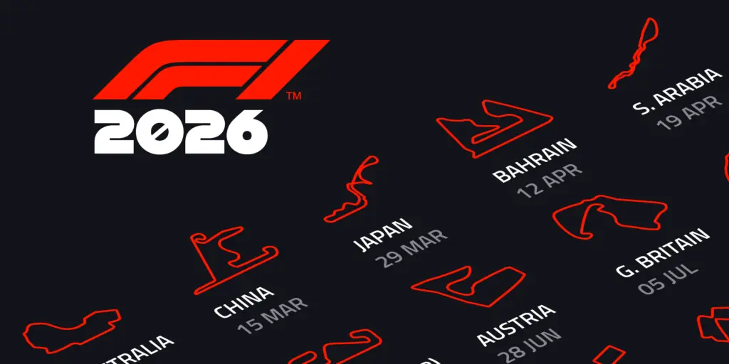 Calendário F1 2026